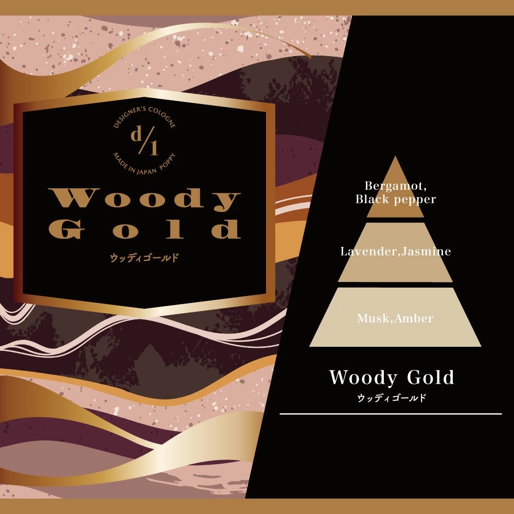 D1 THE LIQUID Liquid Type Premium Car Air Freshener - WOODY GOLD - Image 3